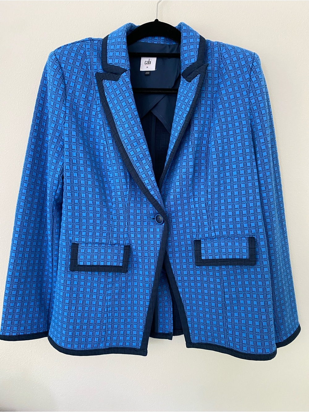Cabi Scholarship Blazer Blue Medium